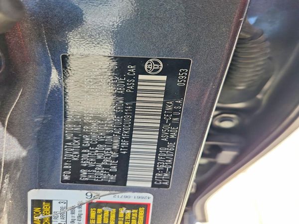 2012 TOYOTA CAMRY