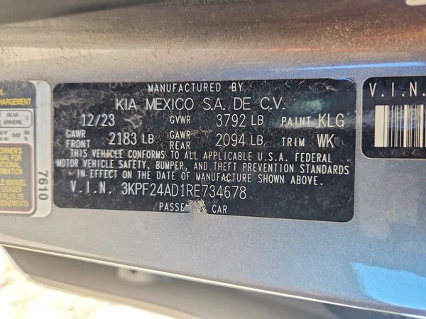 2024 KIA FORTE