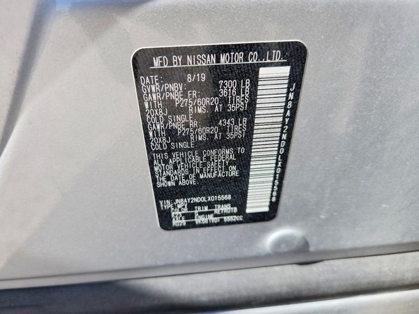 2020 NISSAN ARMADA