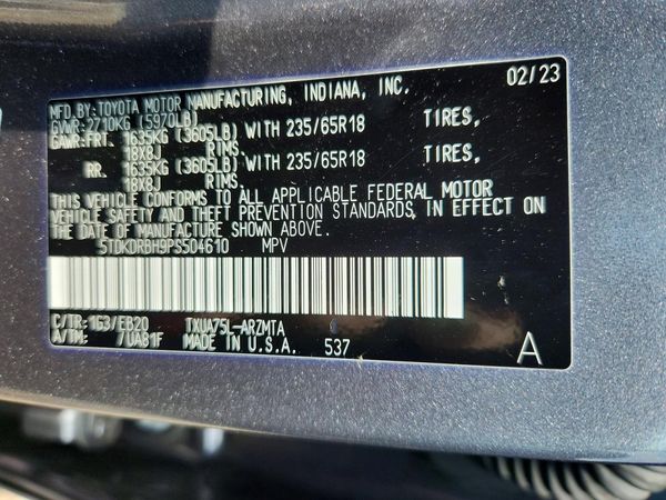 2023 TOYOTA HIGHLANDER