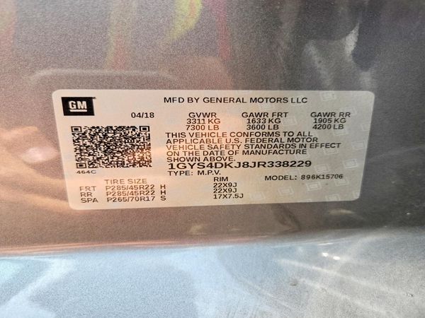 2018 CADILLAC ESCALADE