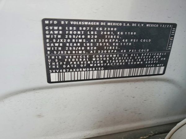 2024 VOLKSWAGEN TIGUAN 4Motion SEL R-Line Black