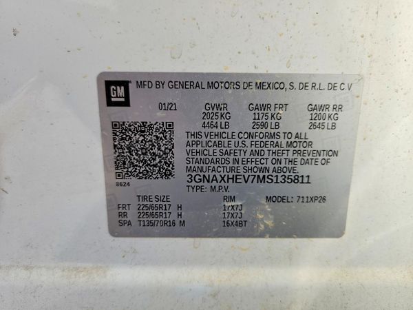 2021 CHEVROLET EQUINOX LS