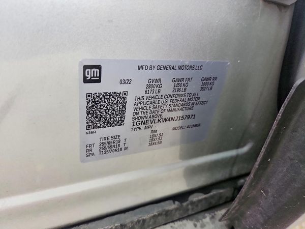 2022 CHEVROLET TRAVERSE LS FL
