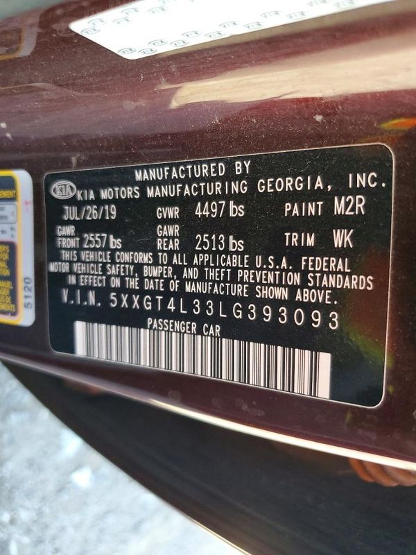 2020 KIA OPTIMA LX, S, SE