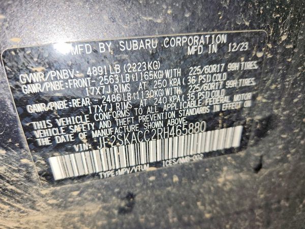 2024 SUBARU FORESTER Premium Base
