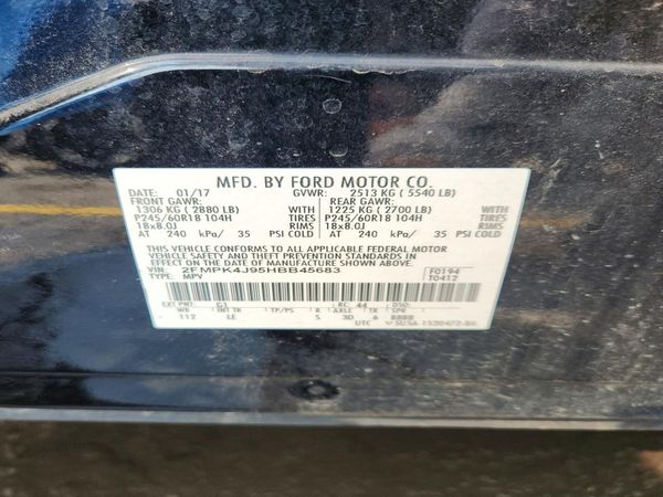 2017 FORD EDGE SEL