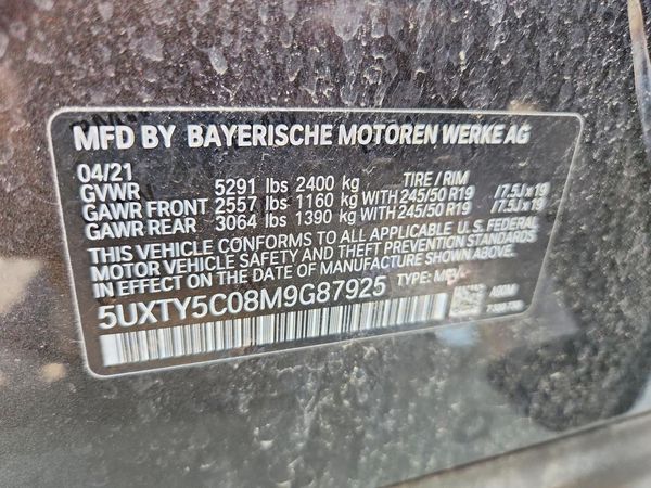 2021 BMW X3 xDrive30i