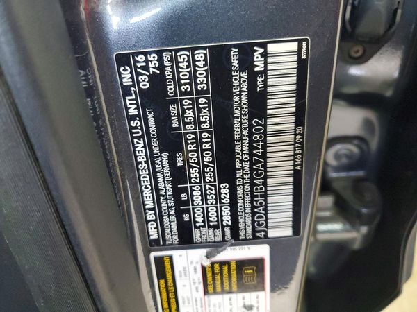 2016 MERCEDES-BENZ GLE GLE350