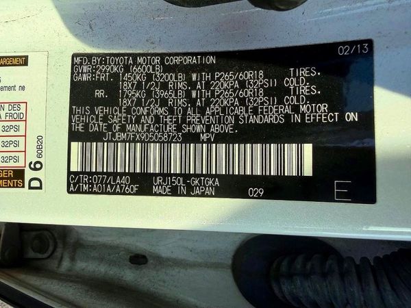 2013 LEXUS GX 460 Base