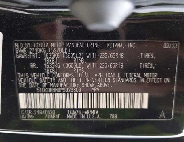 2023 TOYOTA HIGHLANDER