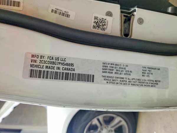2023 DODGE CHARGER SXT