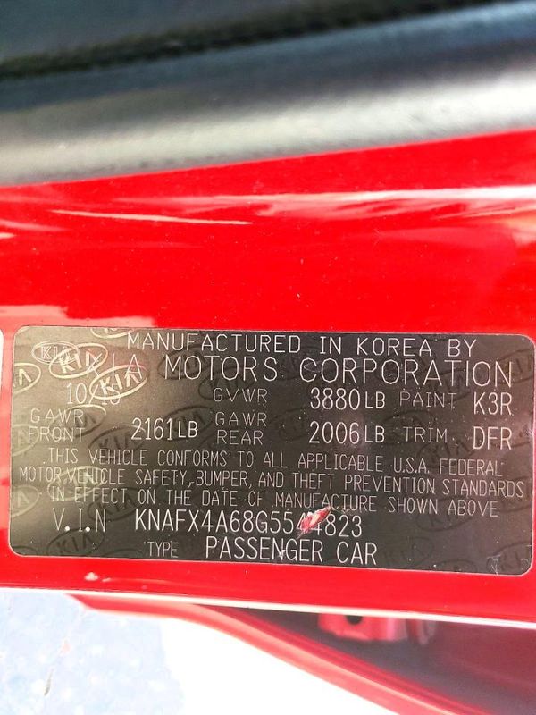 2016 KIA FORTE
