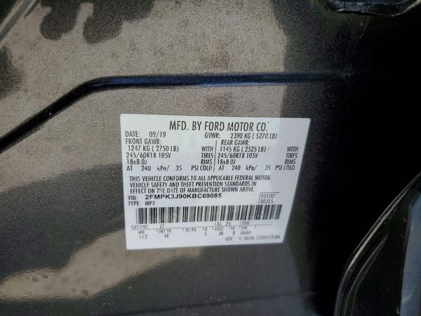 2019 FORD EDGE
