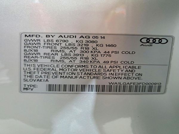 2015 AUDI Q7 Premium Plus
