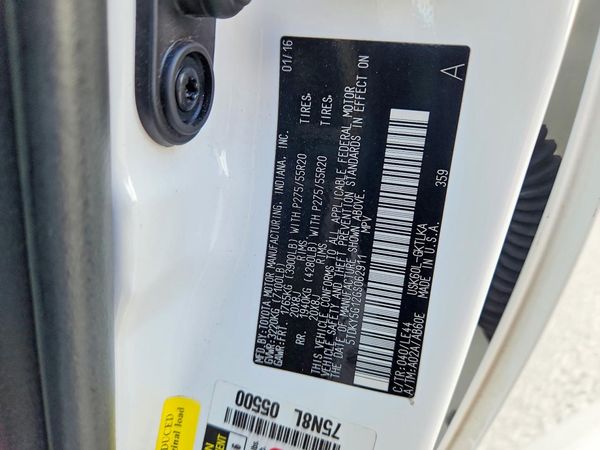 2016 TOYOTA SEQUOIA