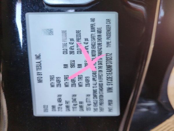 2022 TESLA MODEL 3