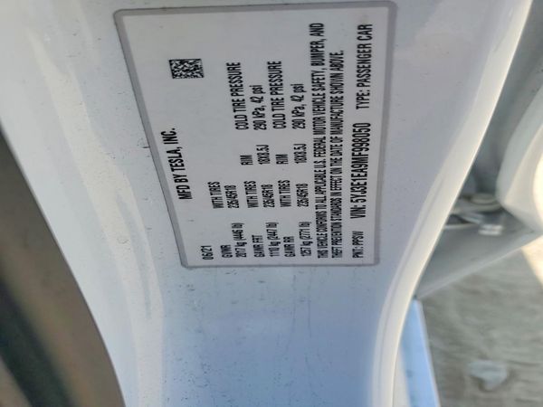 2021 TESLA MODEL 3