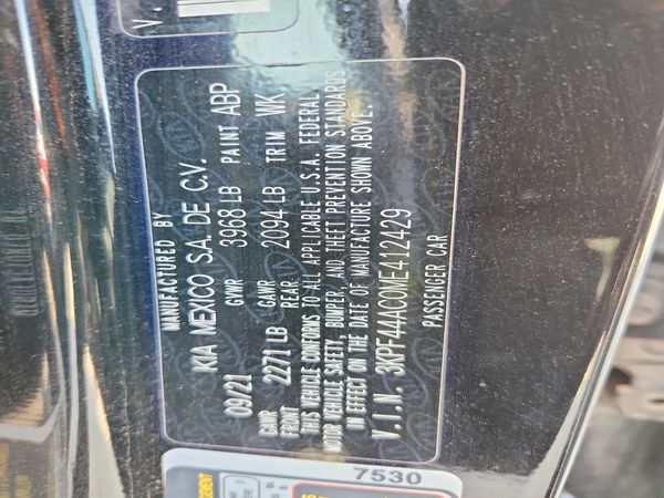 2021 KIA FORTE