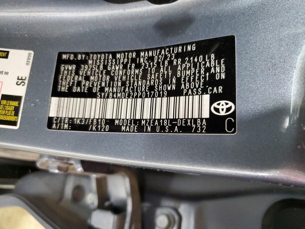2023 TOYOTA COROLLA