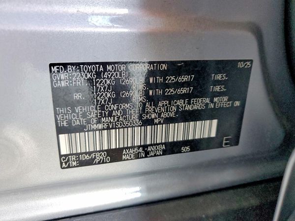 2025 TOYOTA RAV4 LE