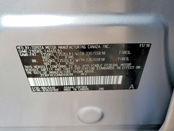 2017 TOYOTA RAV4 Ltd/SE Platinum
