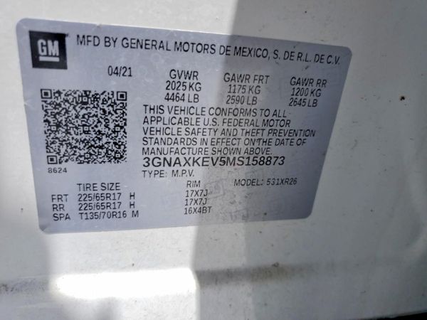 2021 CHEVROLET EQUINOX LT (1LT)