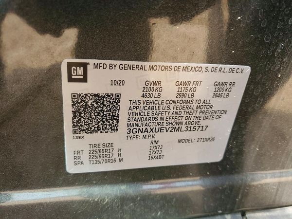 2021 CHEVROLET EQUINOX LT (1LT)