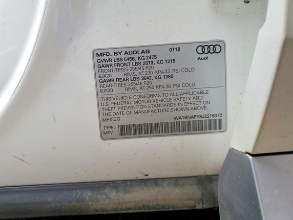 2018 AUDI Q5 quattro Premium Plus