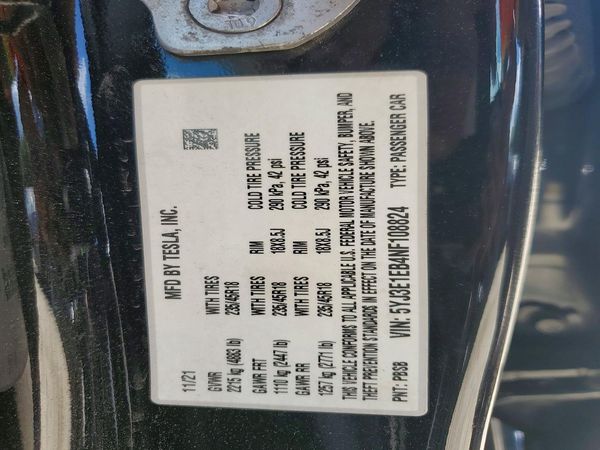 2022 TESLA MODEL 3