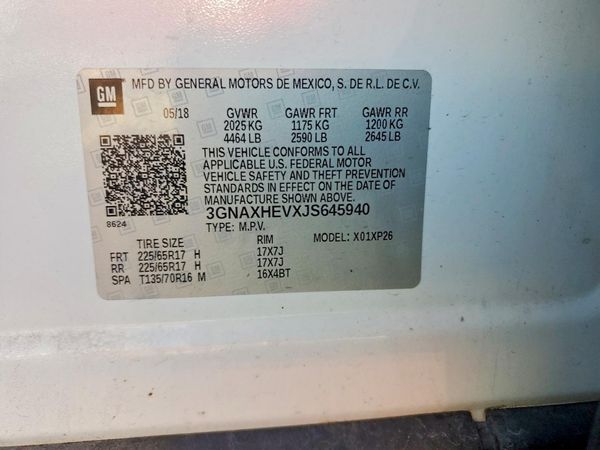 2018 CHEVROLET EQUINOX LS