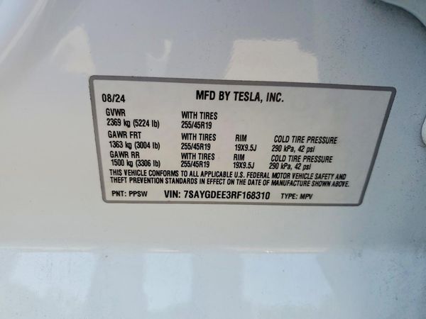 2024 TESLA MODEL Y