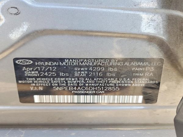 2013 HYUNDAI SONATA GLS/ GLS Popular