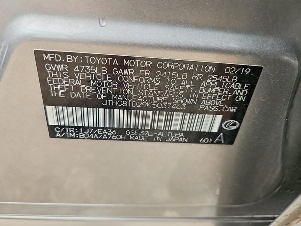 2019 LEXUS IS