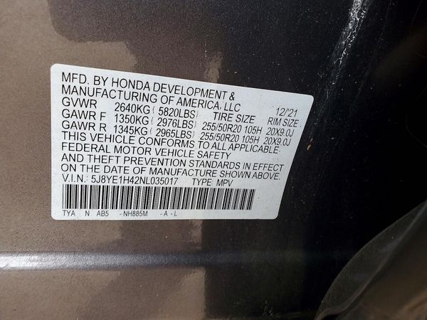 2022 ACURA MDX TECH