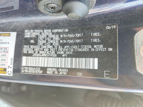 2019 TOYOTA 4RUNNER