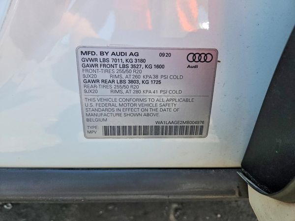 2021 AUDI E-TRON quattro Premium Plus