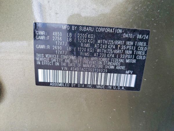 2025 SUBARU OUTBACK Premium