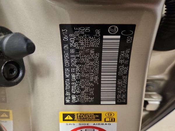 2013 LEXUS ES