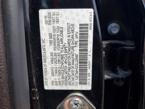 2016 ACURA RDX