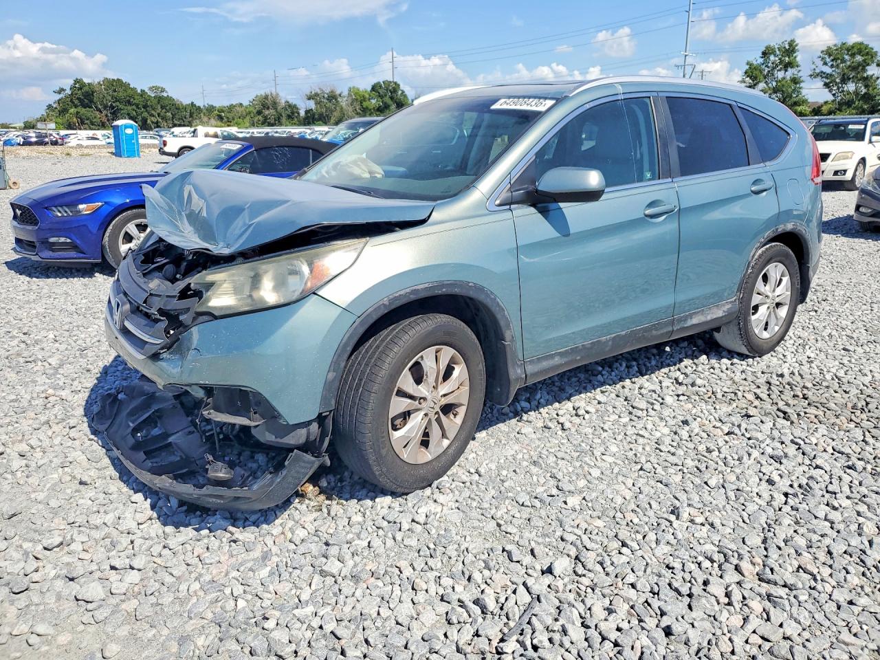 2012 HONDA CRV EX-L — Front 3/4