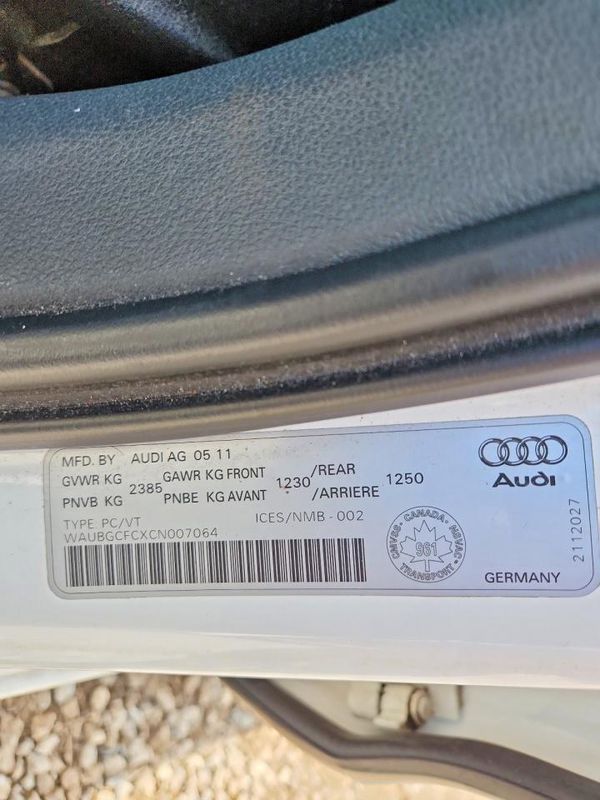 2012 AUDI A6 quattro