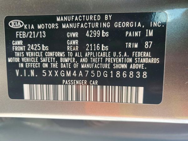2013 KIA OPTIMA LX