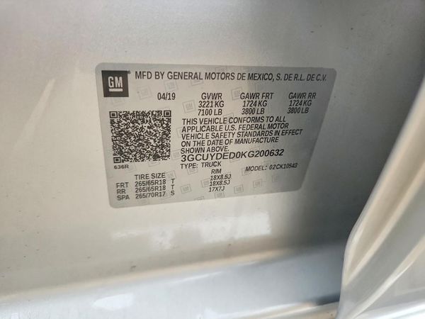 2019 CHEVROLET SILVERADO LT