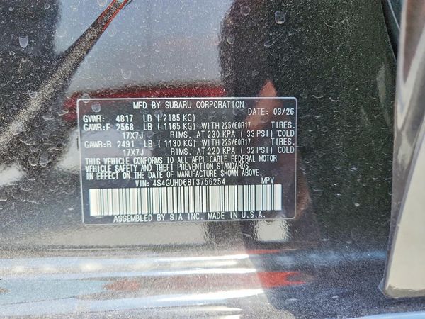 2026 SUBARU CROSSTREK