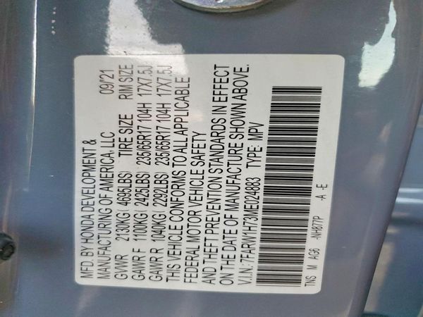2021 HONDA CR-V