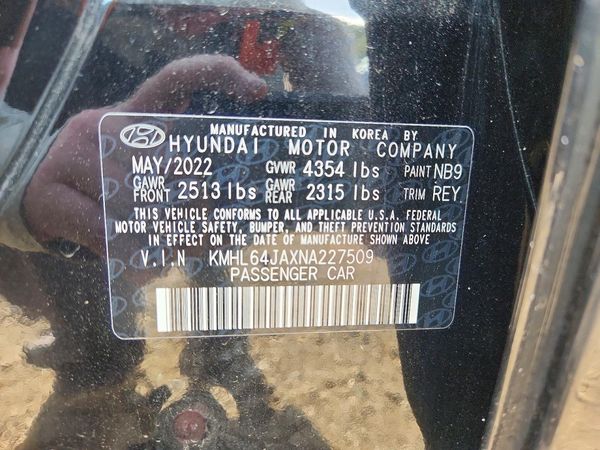 2022 HYUNDAI SONATA SEL