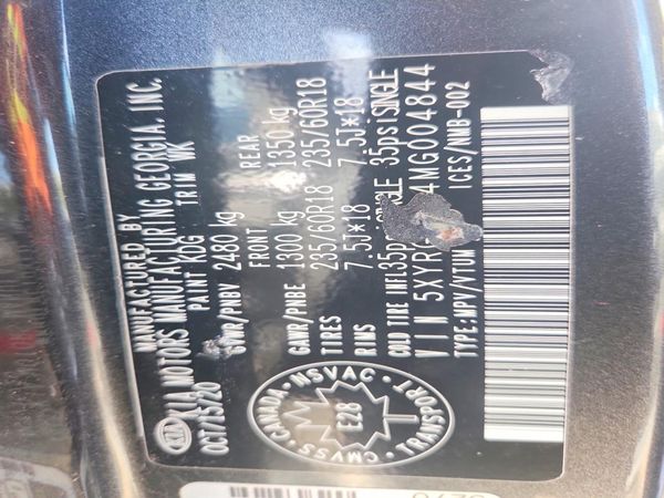 2021 KIA SORENTO LX