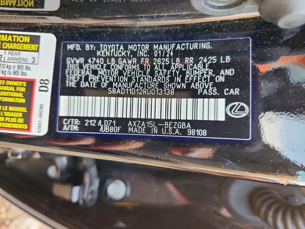 2024 LEXUS ES 250 250 Premium