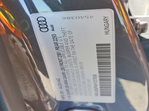 2017 AUDI A3 quattro Premium Plus